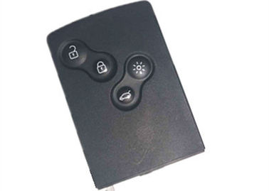 Черный ключ входа Ренаулт Колеос Кейлесс обманывает обломок ПКФ7941 приемоответчика 4 кнопок 434 Мхз