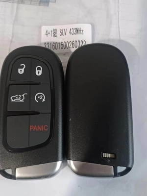 4+1Btn GQ4-54T 68141580AF 4A Чип 433MHz Smart Control Ключ от автомобиля для Jeep Cherokee 2014-2019